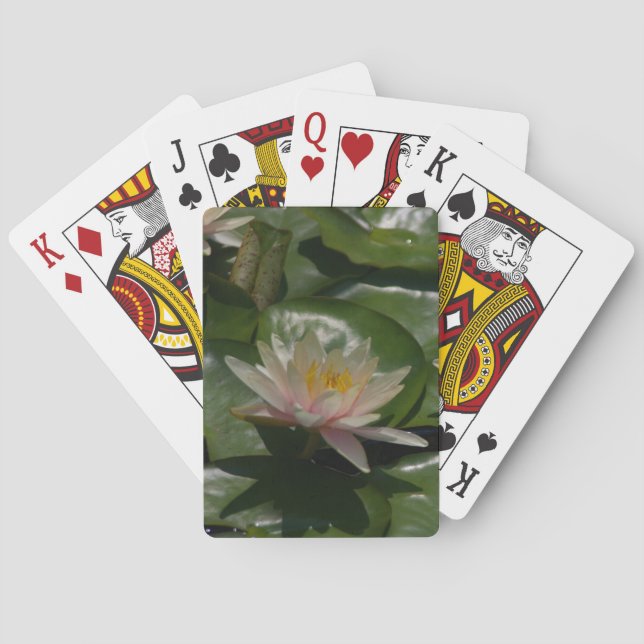 Jeu De Cartes Lotus Nénuphar Rose Jouer Cartes (dos)