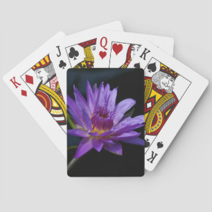 Jeu De Cartes Lotus Nénuphar Violet Jouer aux cartes