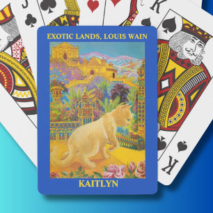 Jeu De Cartes Louis Wain Chats dans les terres exotiques Personn