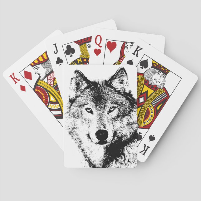 Jeu De Cartes Loup (dos)
