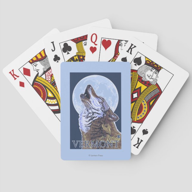 Jeu De Cartes Loup de VermontHowling (dos)