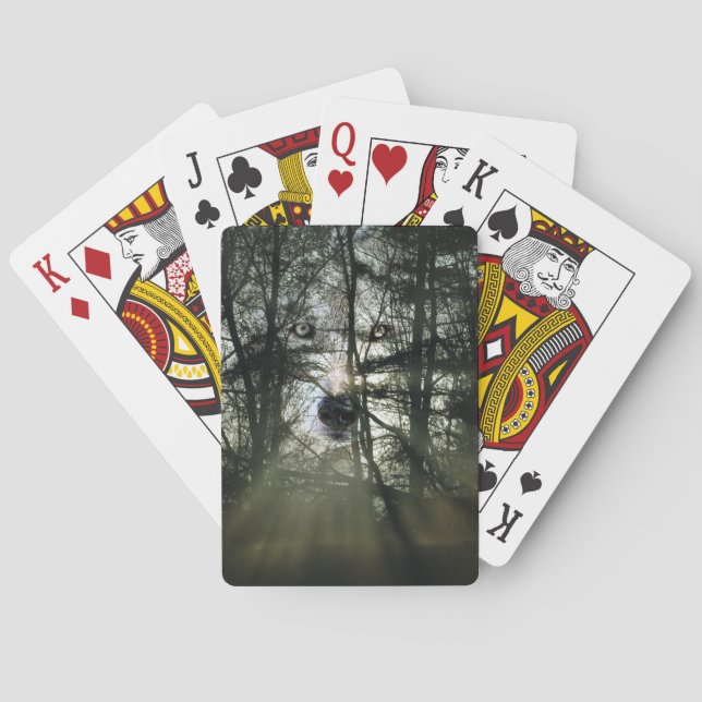 Jeu De Cartes Loup magique (dos)