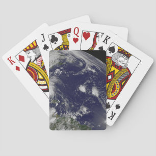 Jeu De Cartes L'Ouragan Irene Traverse Les Bahamas.