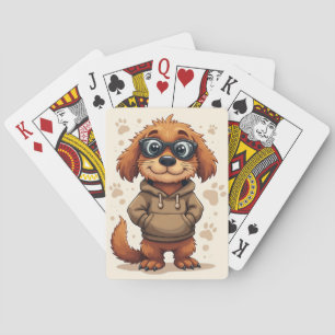 Jeu De Cartes Loutre drôle Kawaii Chien Otterhound