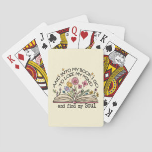 Jeu De Cartes Louveur de livres floraux