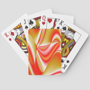 Jeu De Cartes Love and Gold Abstrait 3D Rainbowart