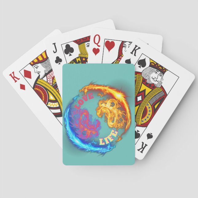 Jeu De Cartes Love Life Classic (dos)