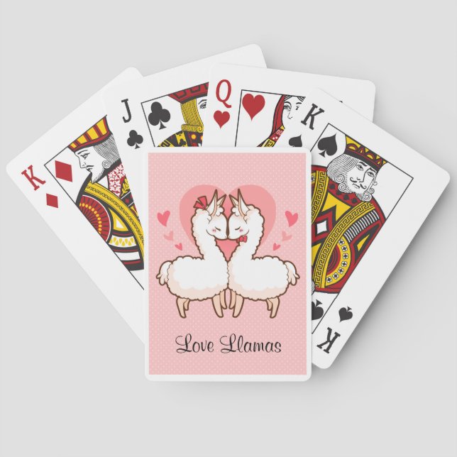 Jeu De Cartes Love Llama Playing Cartes (dos)