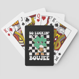 Jeu De Cartes Luckin' Boujee Lucky Shamrock St Patrick's Day
