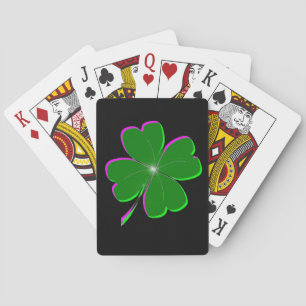 Jeu De Cartes Lucky Four Leaf Clover