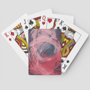 Jeu De Cartes Lumière Rose I