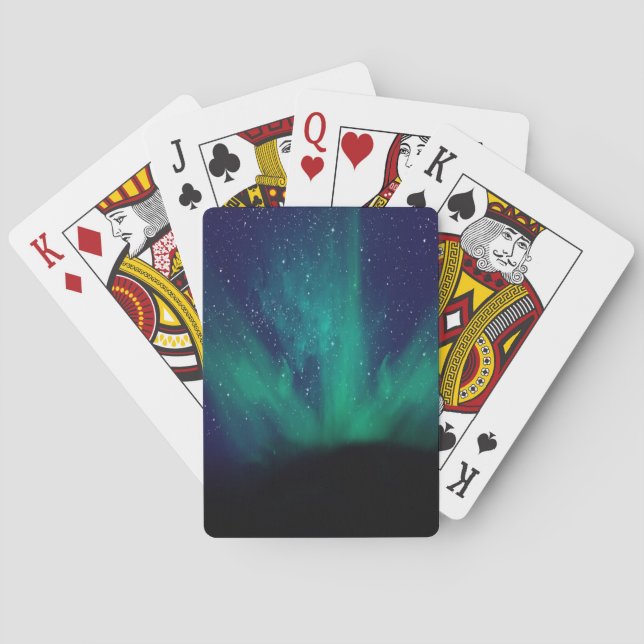 Jeu De Cartes Lumières du nord (dos)