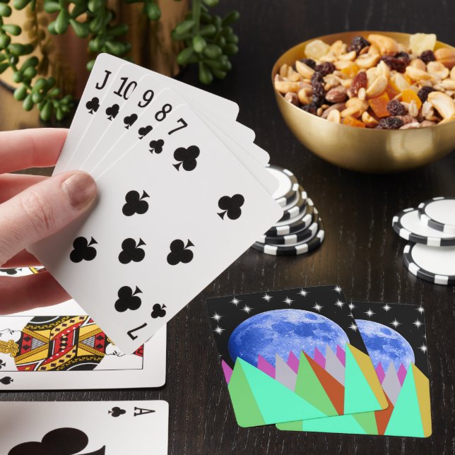 Jeu De Cartes Lune bleue (In Situ)