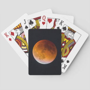 Jeu De Cartes Lune bleue Éclipse lunaire   État de Washington
