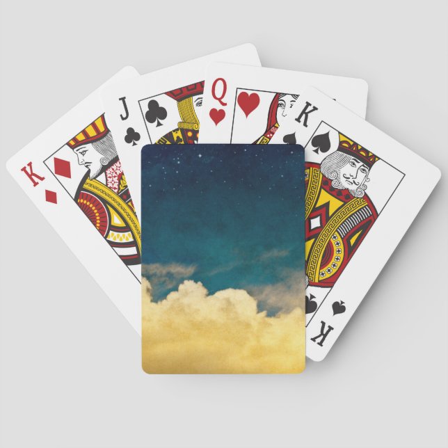Jeu De Cartes Lune et Cloudscape (dos)