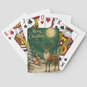 Jeu De Cartes Lune Magique de l'Hiver du Renne