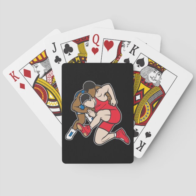 Jeu De Cartes Lutteurs (dos)