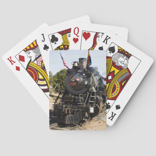 Jeu De Cartes Machine à vapeur ferroviaire de canyon grand 4960 (dos)