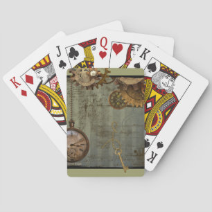 Jeu De Cartes Machine à voyager dans le temps Steampunk