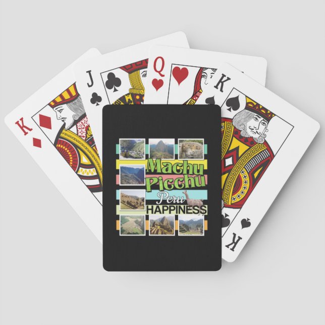 Jeu De Cartes Machu Picchu Pérou Bonheur (dos)