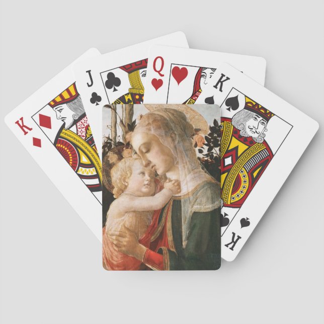 Jeu De Cartes Madonna et l'enfant (dos)