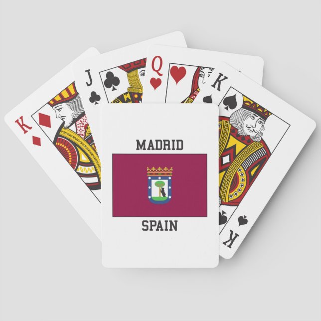 Jeu De Cartes Madrid Espagne (dos)