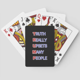 Jeu De Cartes MAGA appuie le républicain Donald Trump, conservat