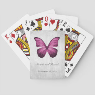 Jeu De Cartes Magenta Butterfly Mariage Jouer aux cartes