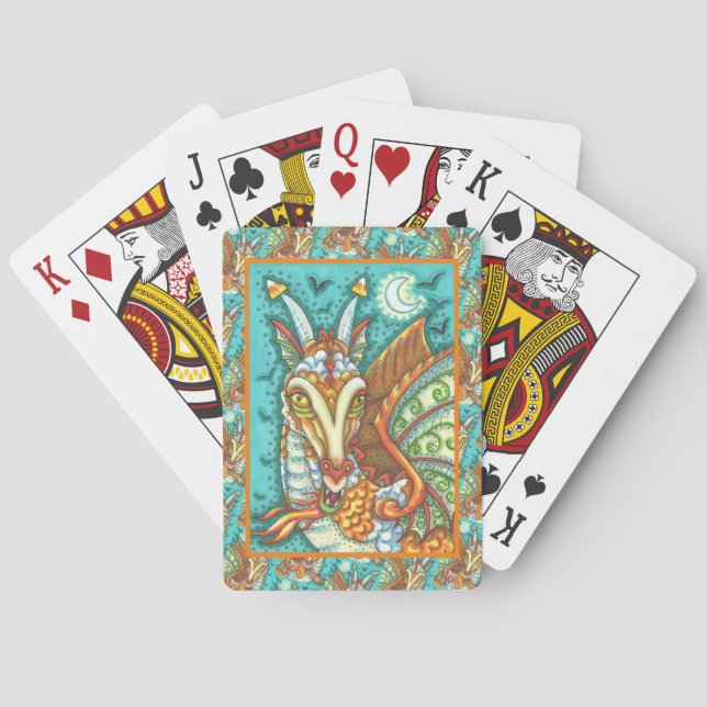 JEU DE CARTES MAGIC CANDY CORN DRAGON, HALLOWEEN IMAGINAIRE BEAS (dos)