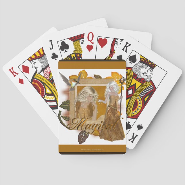 Jeu De Cartes Magique Elfe Jouer des cartes (dos)