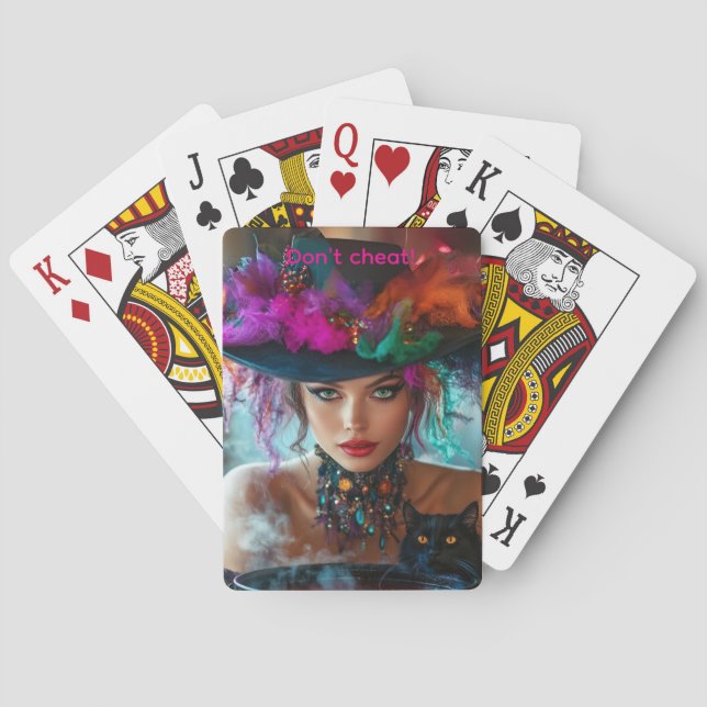 Jeu De Cartes Magique Whimsical Bonne sorcière (dos)