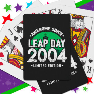 Jeu De Cartes Magnifique depuis 2004 Leap Year Day 29 fév Annive