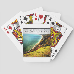 Jeu De Cartes Magnifique Nouvelle-Zélande et proverbe célèbre