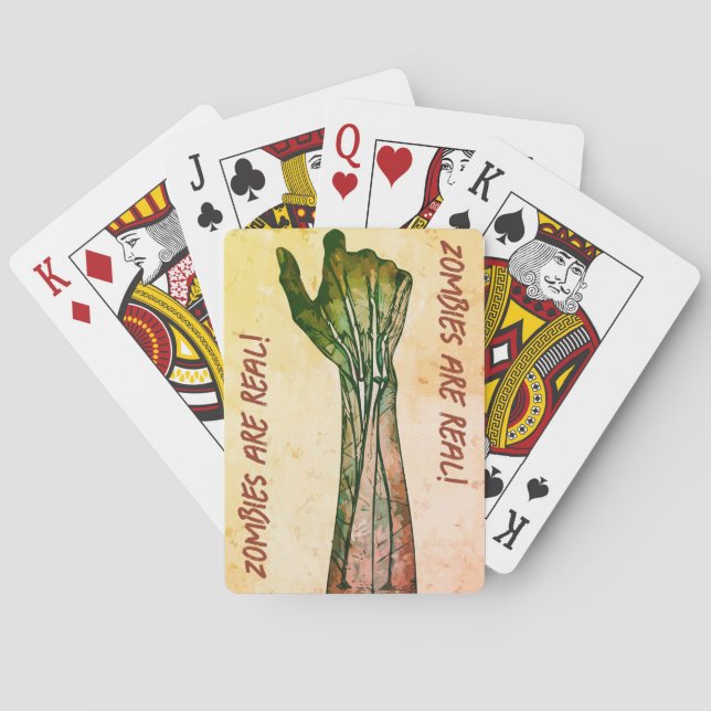 Jeu De Cartes Main Zombie (dos)