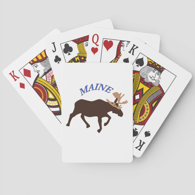 Jeu De Cartes Maine Moose (dos)