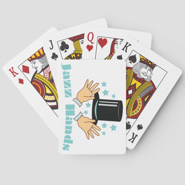 Jeu De Cartes Mains de jazz (dos)