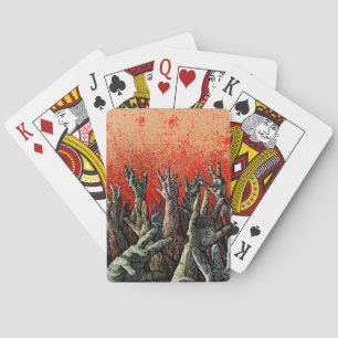 Jeu De Cartes Mains Zombie jouant aux cartes