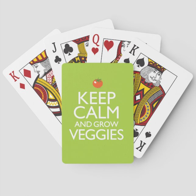 Jeu De Cartes Maintenez calme et cultivez le légume (dos)