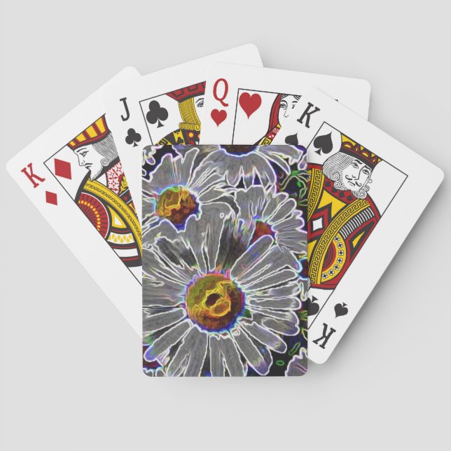 Jeu De Cartes Maisies uniques en néon (dos)
