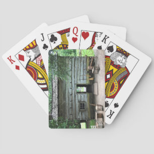 Jeu De Cartes Maison Appalachian à Mabry Mill, Virginie
