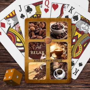Jeu De Cartes Maison de café photo personnalisée