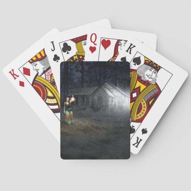 Jeu De Cartes Maison d'horreur d'Halloween (dos)