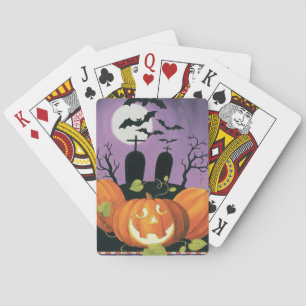 Jeu De Cartes Maison hantée d'Halloween éffrayant