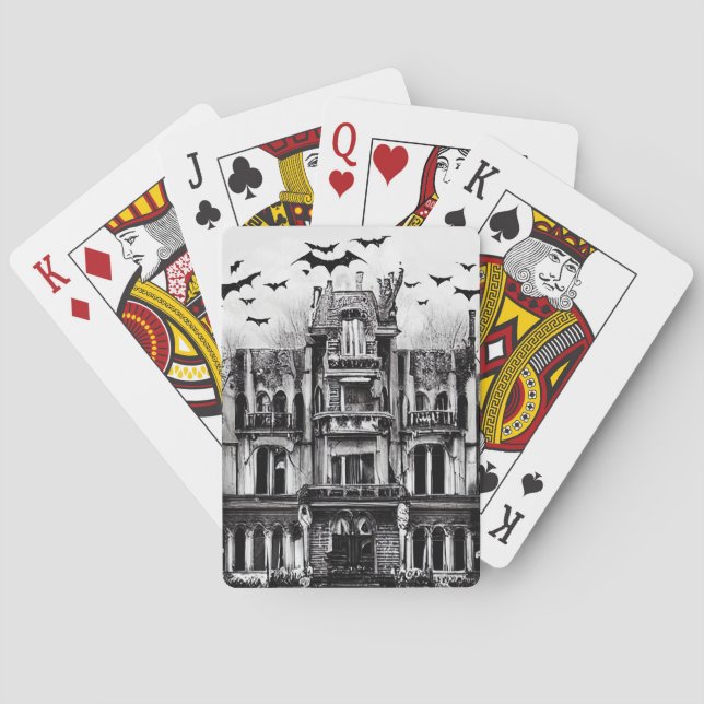 Jeu De Cartes Maison haunted (dos)