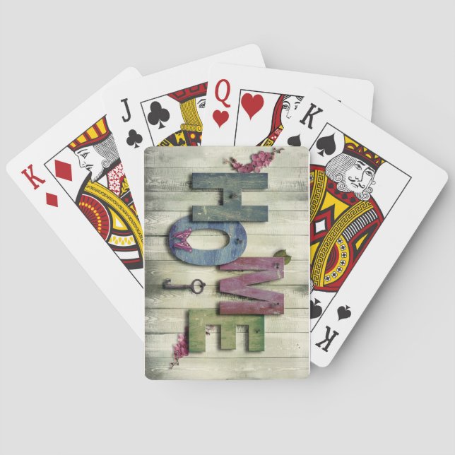 Jeu De Cartes Maison rustique Maison en bois (dos)