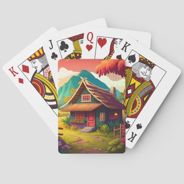 Jeu De Cartes Maison traditionnelle philippine-36543 (dos)