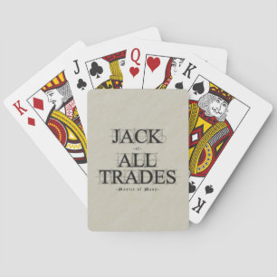 Jeu De Cartes Maître de nombreux métiers -