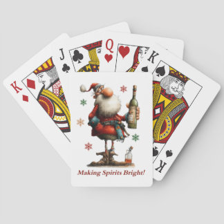 Jeu De Cartes Making Spirits Bright Playing Cards