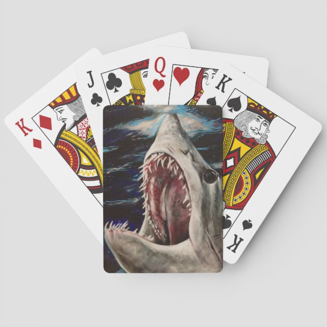 Jeu De Cartes Mako Shark Peinture Cartes de jeu (dos)