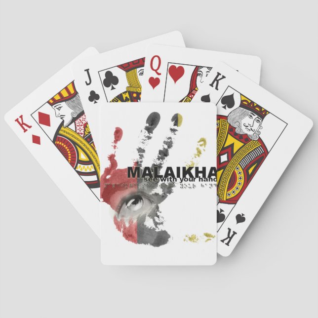 Jeu De Cartes Malaikha - voir avec vos mains (dos)
